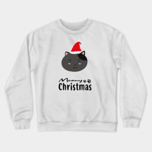 Meowy Christmas Kawaii Cat. Crewneck Sweatshirt